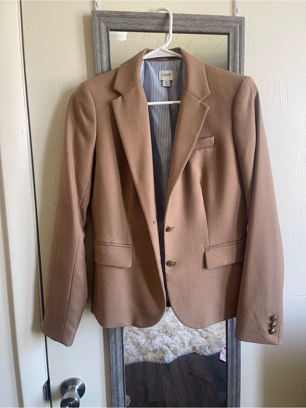 J. Crew Women's Camel Tan Blazer